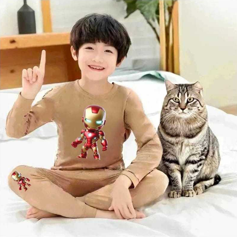 os BAJU TIDUR ANAK BAHAN KAOS PREMIUM DARI 1-9 TAHUN 298