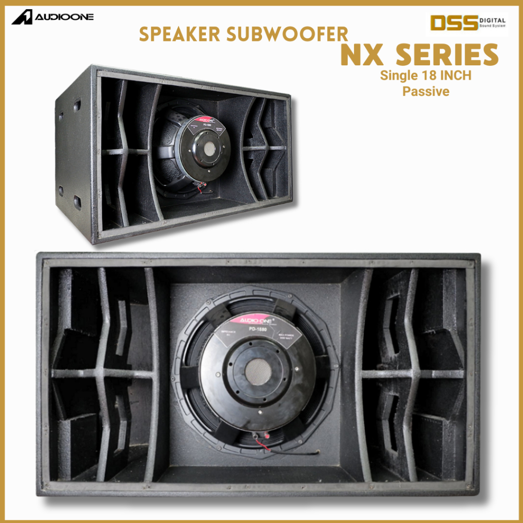 Subwoofer Tipe NX 118 Ukuran Speaker 18 Inch Audio One Kualitas Terjamin Produk Original | DSS