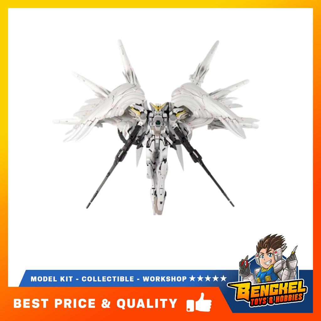 8827 MG 1/100 WING ZERO SNOW WHITE PRELUDE - MODEL KIT (VER. TANPA METAL FRAME)