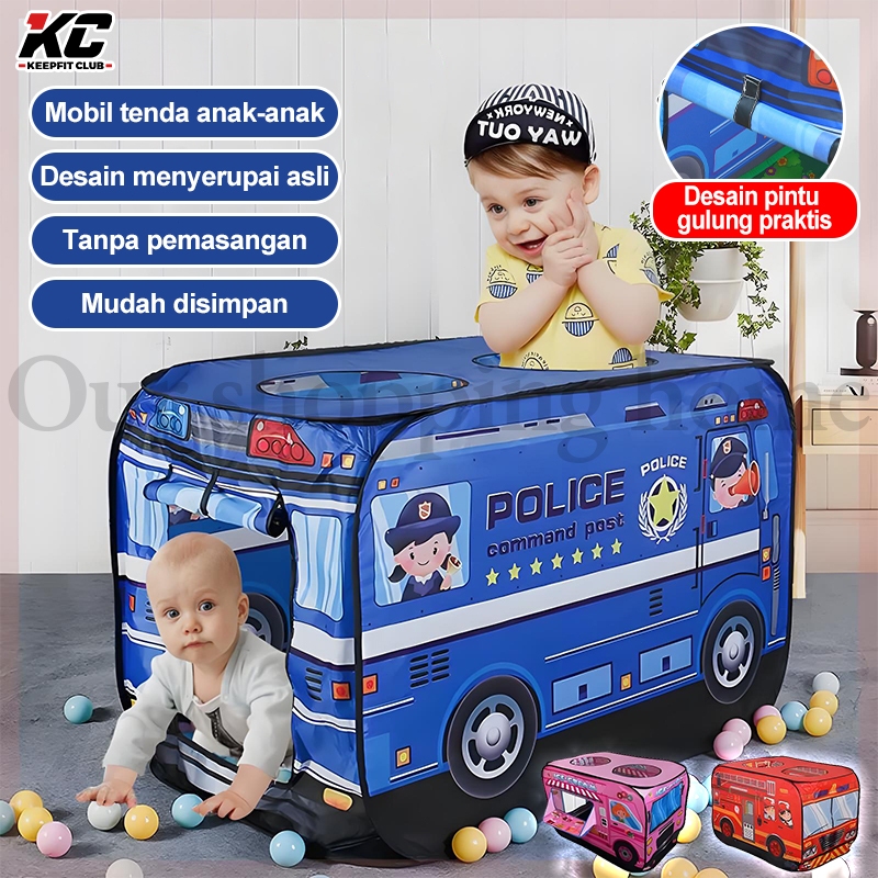 Mobil Polisi Rumah Permainan Tenda Bus Indoor Permainan Luar Ruangan /Tenda Karakter Mobil /Anak Ana