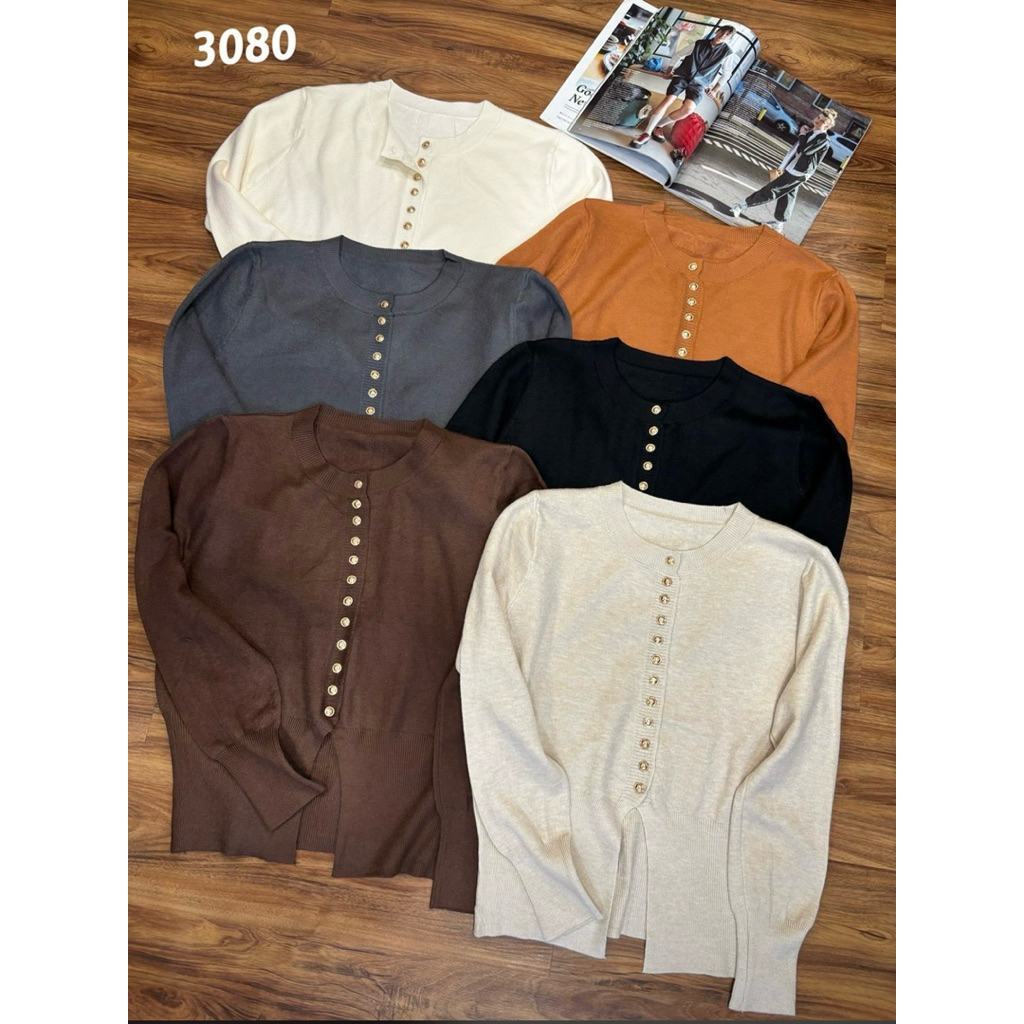 CARDIGAN RAJUT L30 / ATASAN WANITA RAJUT KANCING
