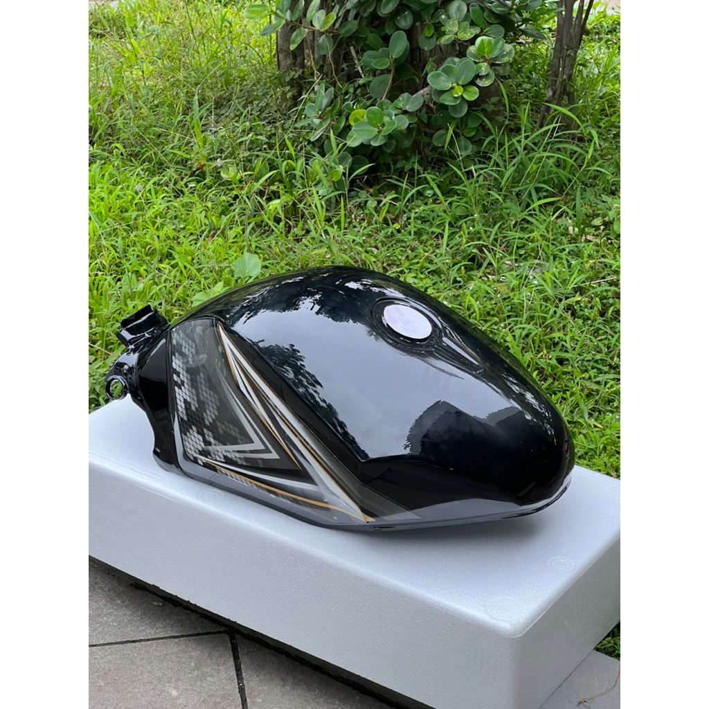Tangki Vixion old Lama 2008 2009 hitam tebal banget
