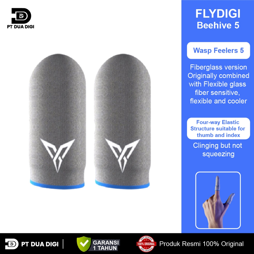 FLYDIGI Sarung Jari Gaming Beehive 5 Sarung Jempol Beehive 5 Finger Sleeve Beehive 5 Fiberglass Vers