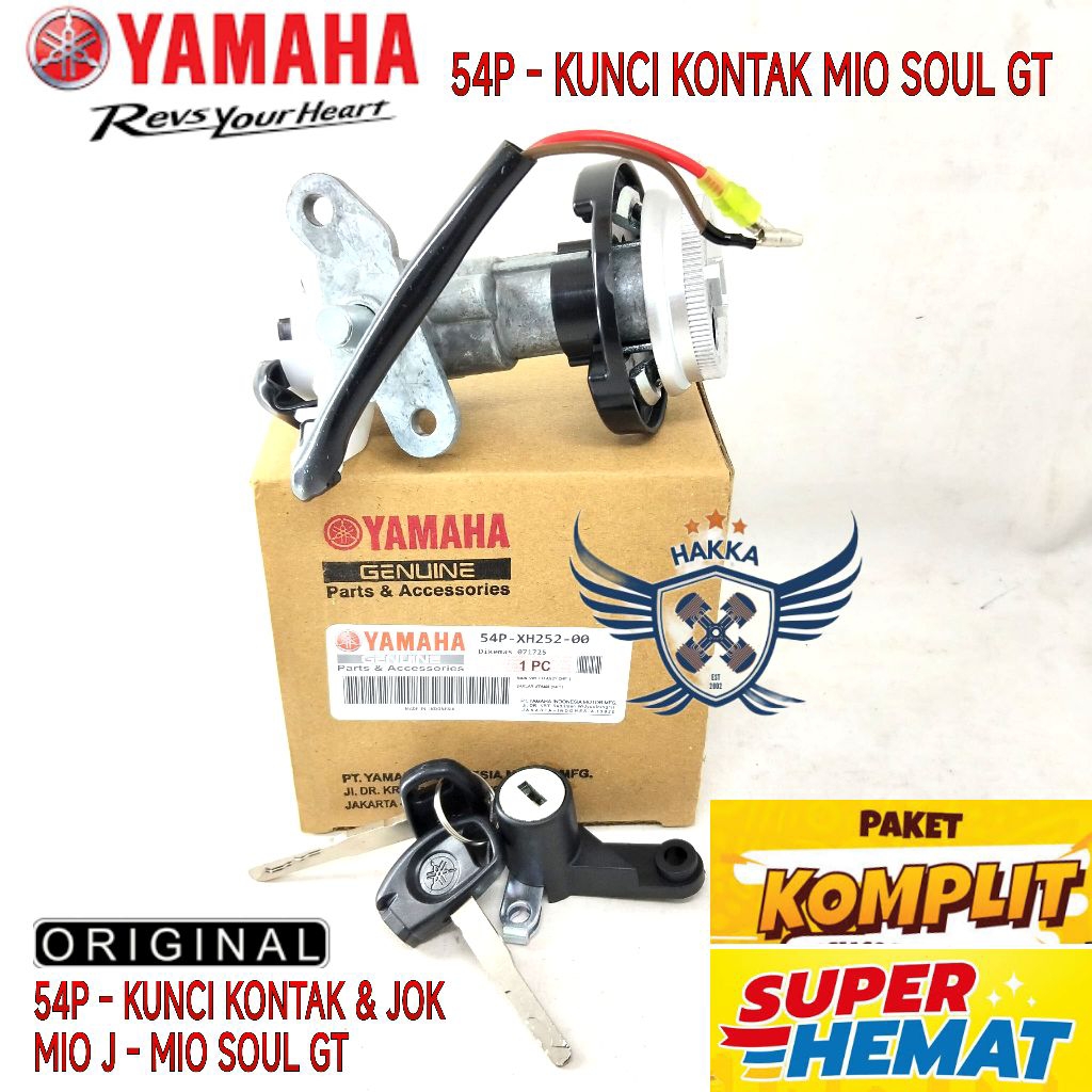 54P ORIGINAL KUNCI KONTAK YAMAHA MIO J, ORIGINAL KUNCI KONTAK YAMAHA MIO SOUL GT, KUNCI KONTAK MIO J