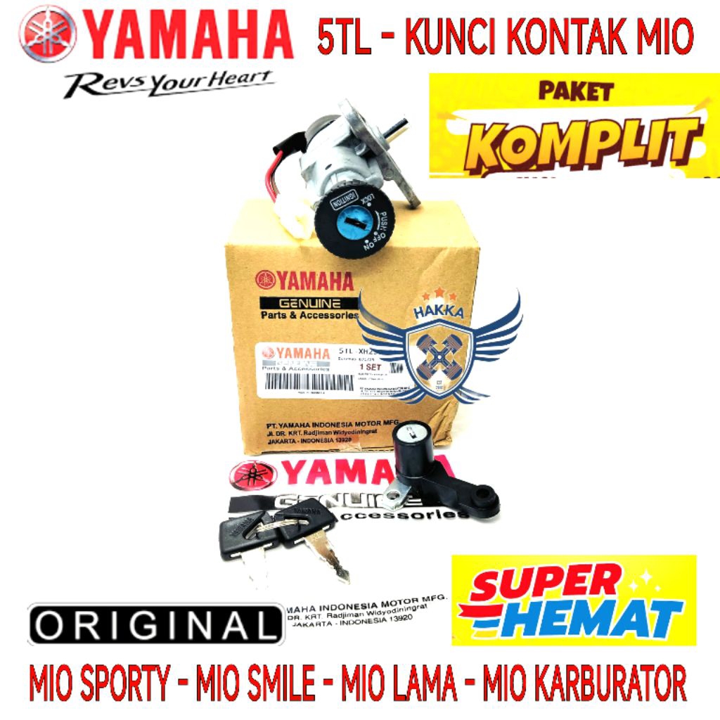 5TL ORIGINAL KUNCI KONTAK YAMAHA MIO SPORTY, KUNCI KONTAK YAMAHA MIO SMILE, KUNCI KONTAK YAMAHA MIO 