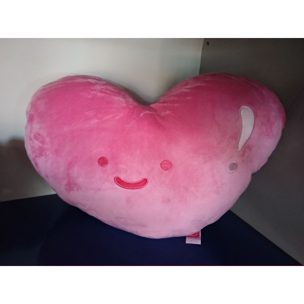 boneka bantal pink love besar