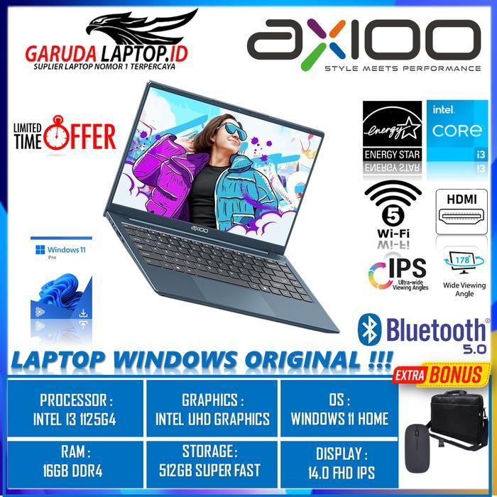 Laptop Axioo MyBook Hype 3 Gen 11 Core i3-1125G4 16GB 512GB FHD IPS