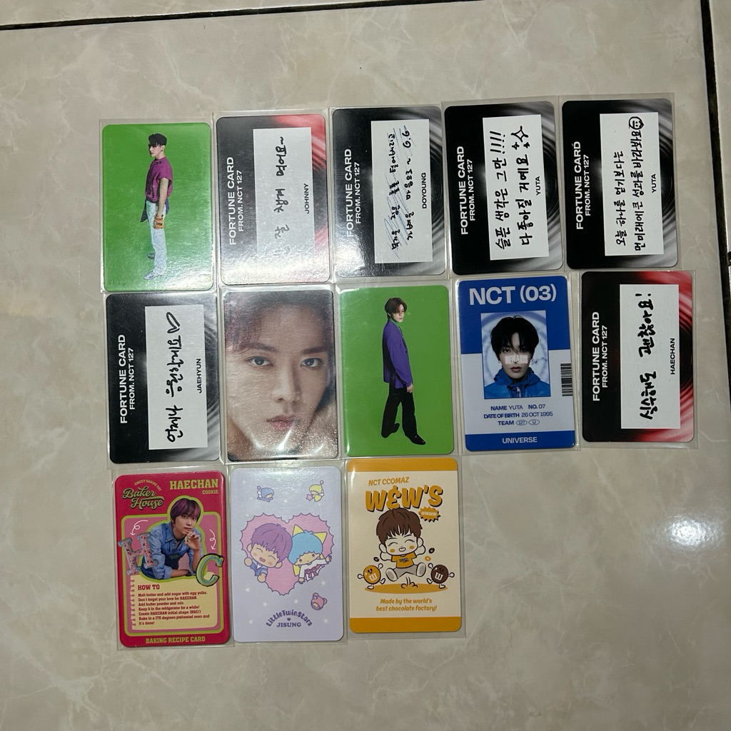 [ ready ] photocard official pc murce receh scratch concept taeyong yuta jaehyun haechan winwin jisu