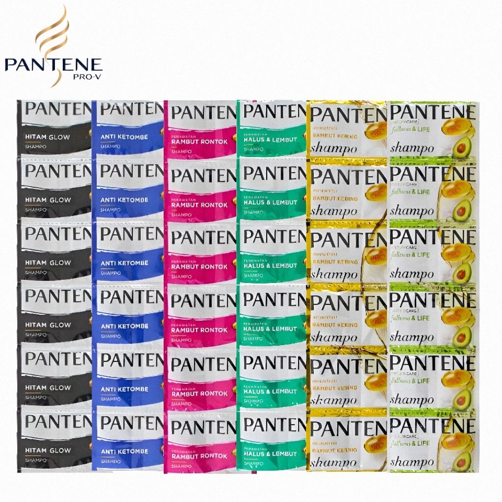 shampo pantene rp 1000 isi 24 sachet 2 renceng