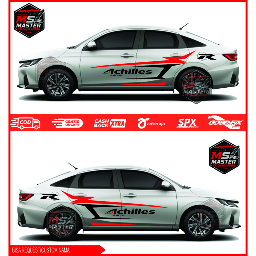 stiker mobil all sedan cutting stiker striping mobil sedan vios corrolla city stiker mobil terbaru