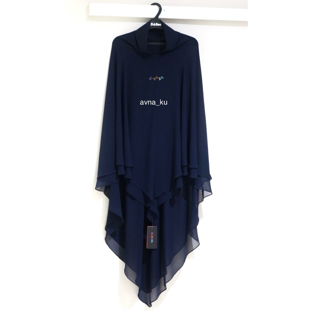 Khimar SISESA Azka Navy (New with Tag)