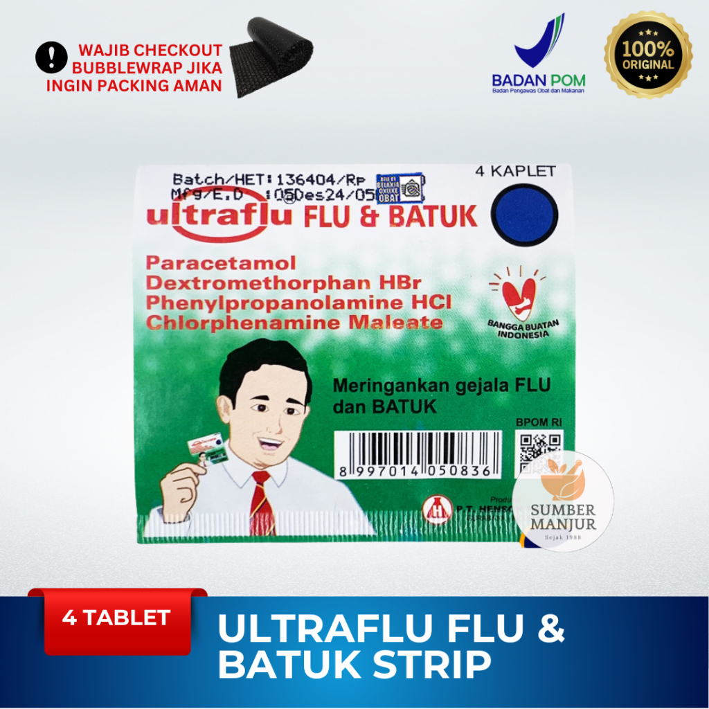 ULTRAFLU EXTRA STRIP FLU DAN BATUK