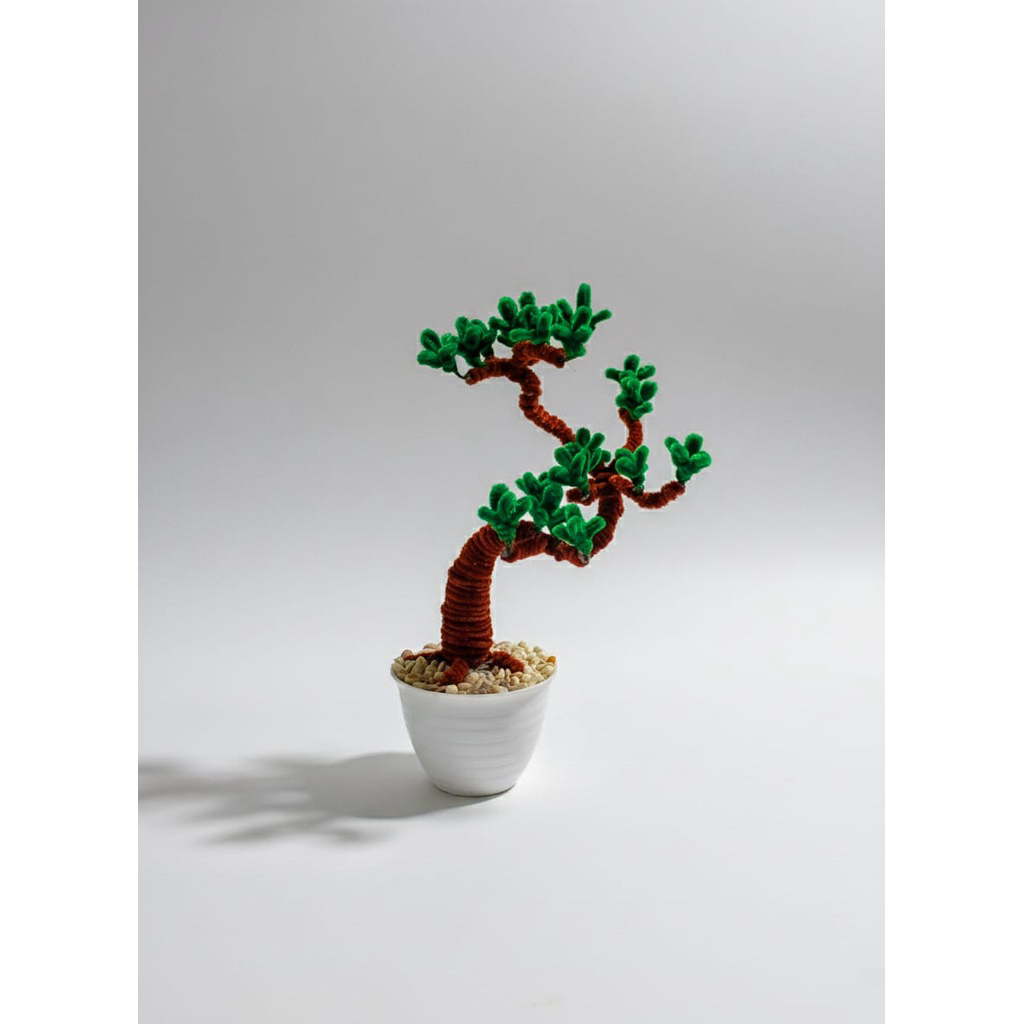 bunga hiasan meja aestetic,almari ,bonsai kimeng 1set+pot minimalis aetetic