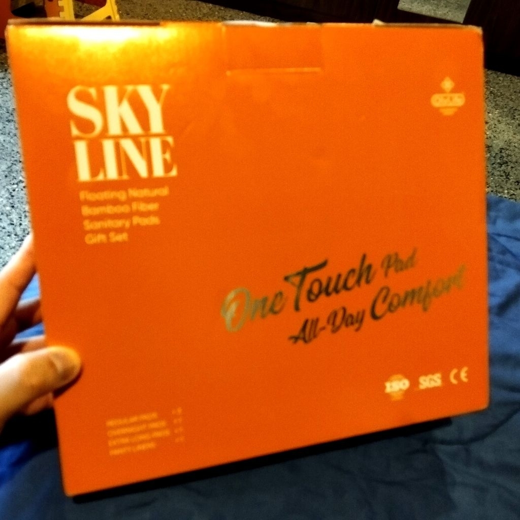 Olylife Skyline Pembalut, Pembalut Cerdas Sensor Awan, Pembalut Wanita Serat Bambu Alami Mengembang