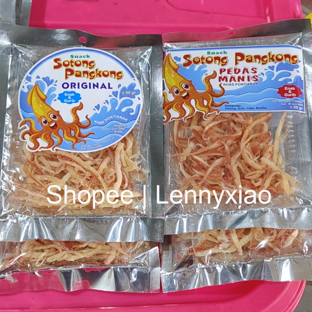 Sotong Pangkong Kering Cumi Suwir Thai Taiwan Squid Snack Thailand Taiwan Juhi Kering Original Pedas