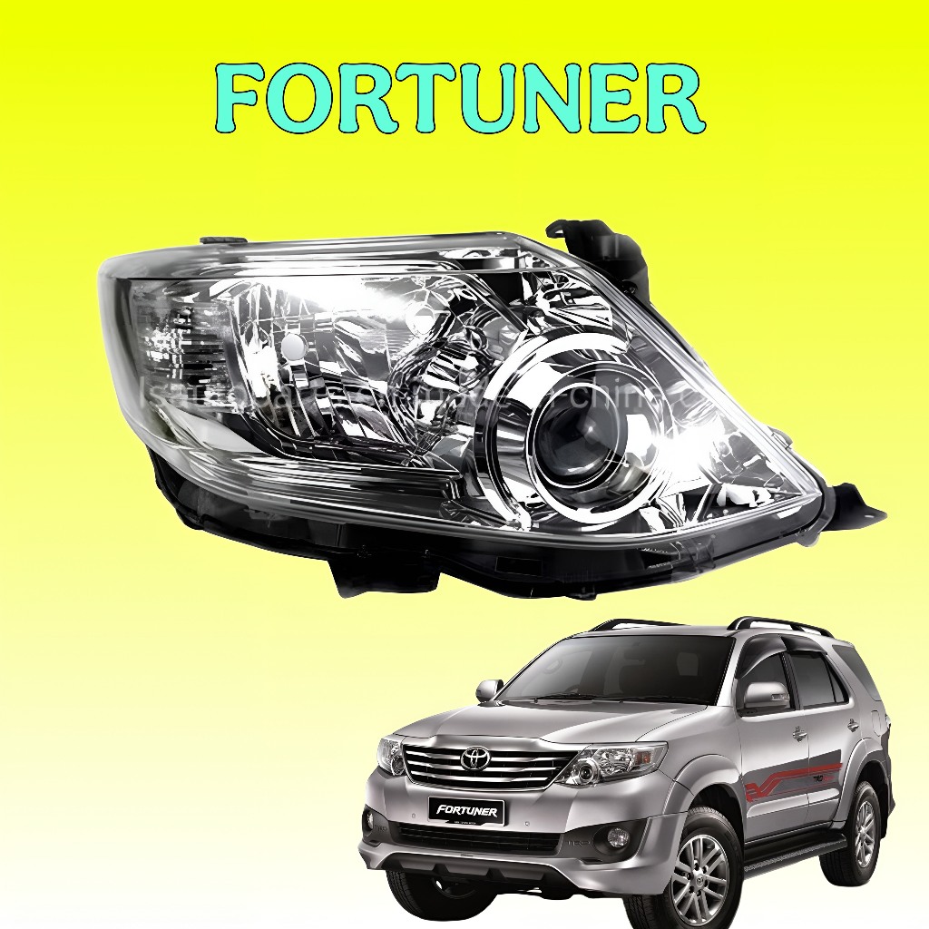 TOYOTA HEAD LAMP LAMPU DEPAN FORTUNER VNT TRD 2015 2011 2014 2013 2012 HEADLAMP BESAR UTAMA