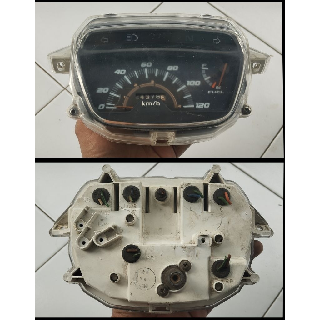 speedometer kilometer honda astrea grand original copotan
