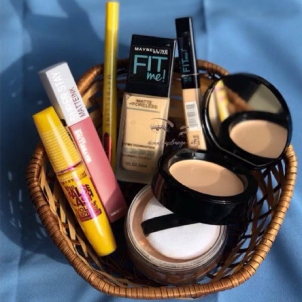 Paket Maybelline Fit Me 6 in 1/ Paket Makeup / Kecantikan Wanita