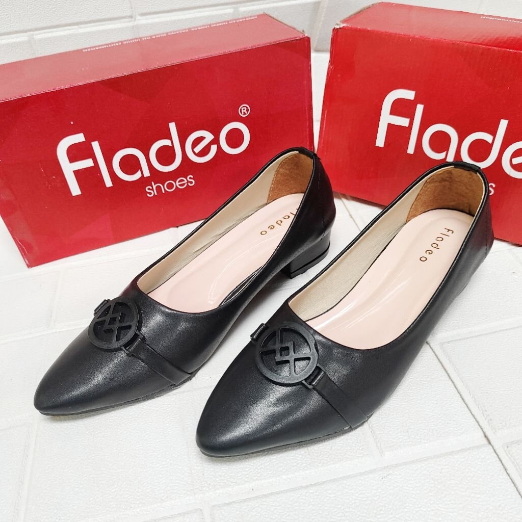 Sepatu kerja PANTOPEL PLE heels 3cm fladeo size 37-41 sepatu wanita brand matahari