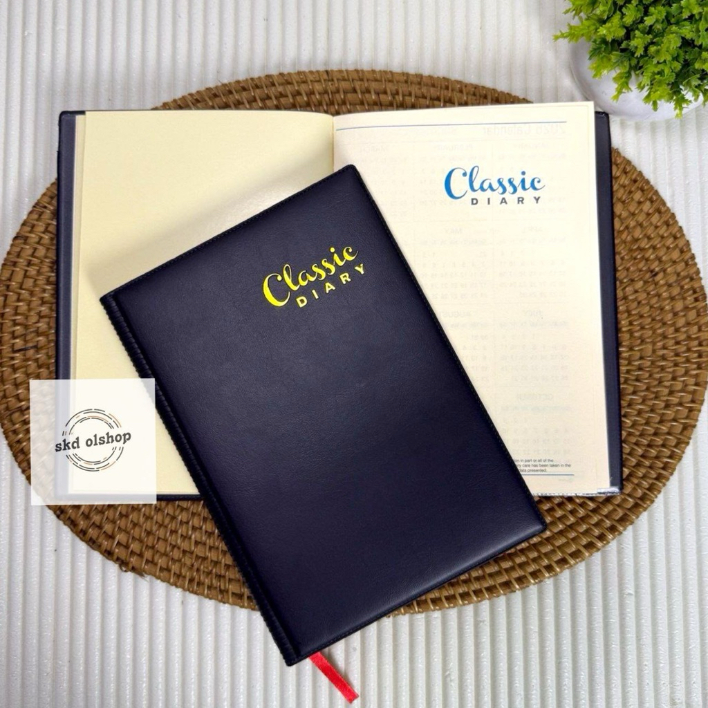 

AGENDA Classic Diary tahun 2026 Th 1412 Notebook Agenda Classic tahunan 2026
