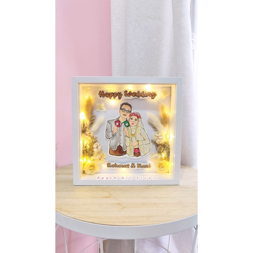Custom mahar / scrapframe 3D / scrapbook / illustration / pop up 3D