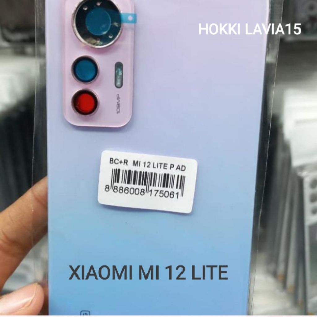 Backdoor XIAOMI MI 12 LITE - Backdoor cover Mi 12 Lite - Backdoor casing Mi 12 lite