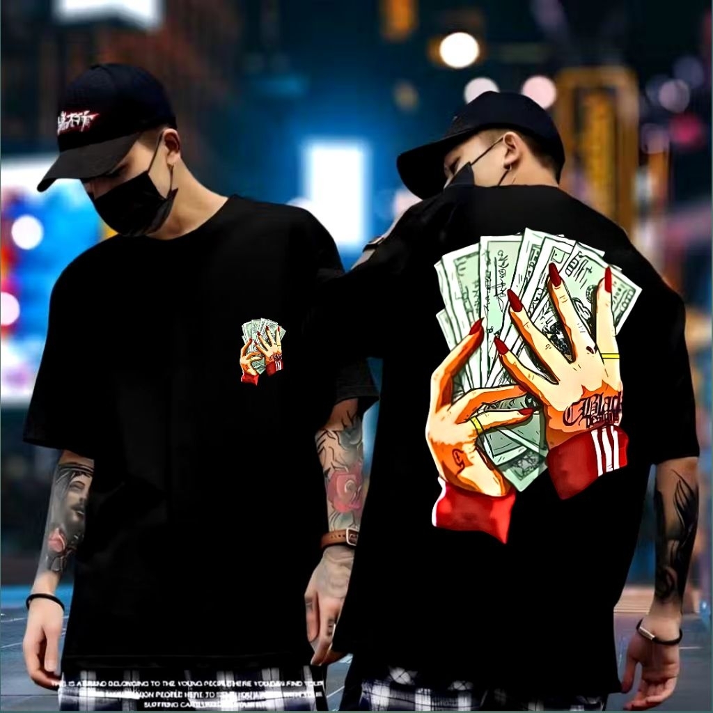 kaos murah keren gambar kata kata.. dollar.. distro