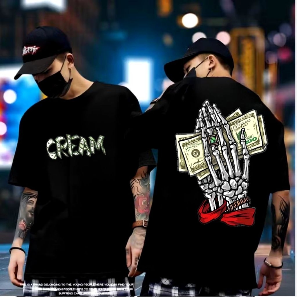 kaos murah keren gambar kata kata racun.. cream dollar..distro