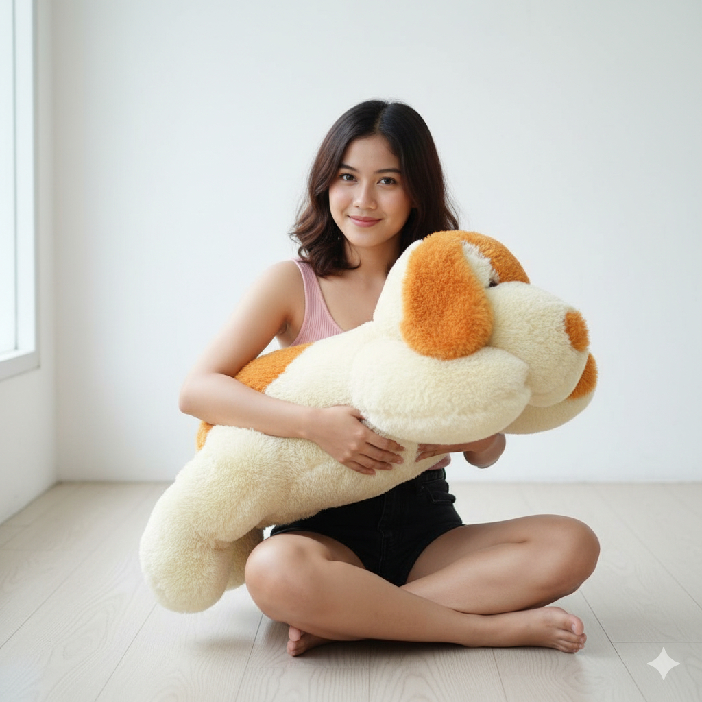 boneka goffy jumbo boneka anjing jumbo lembut