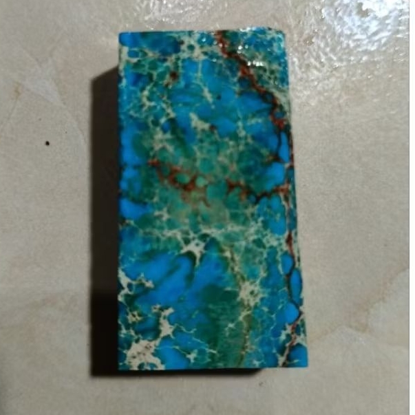 Bahan batu cincin Pirus Nevada Lempengan