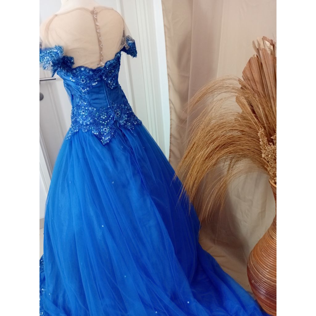 sewa gaun navy-sewa gaun pesta- sewa gaun mermaid