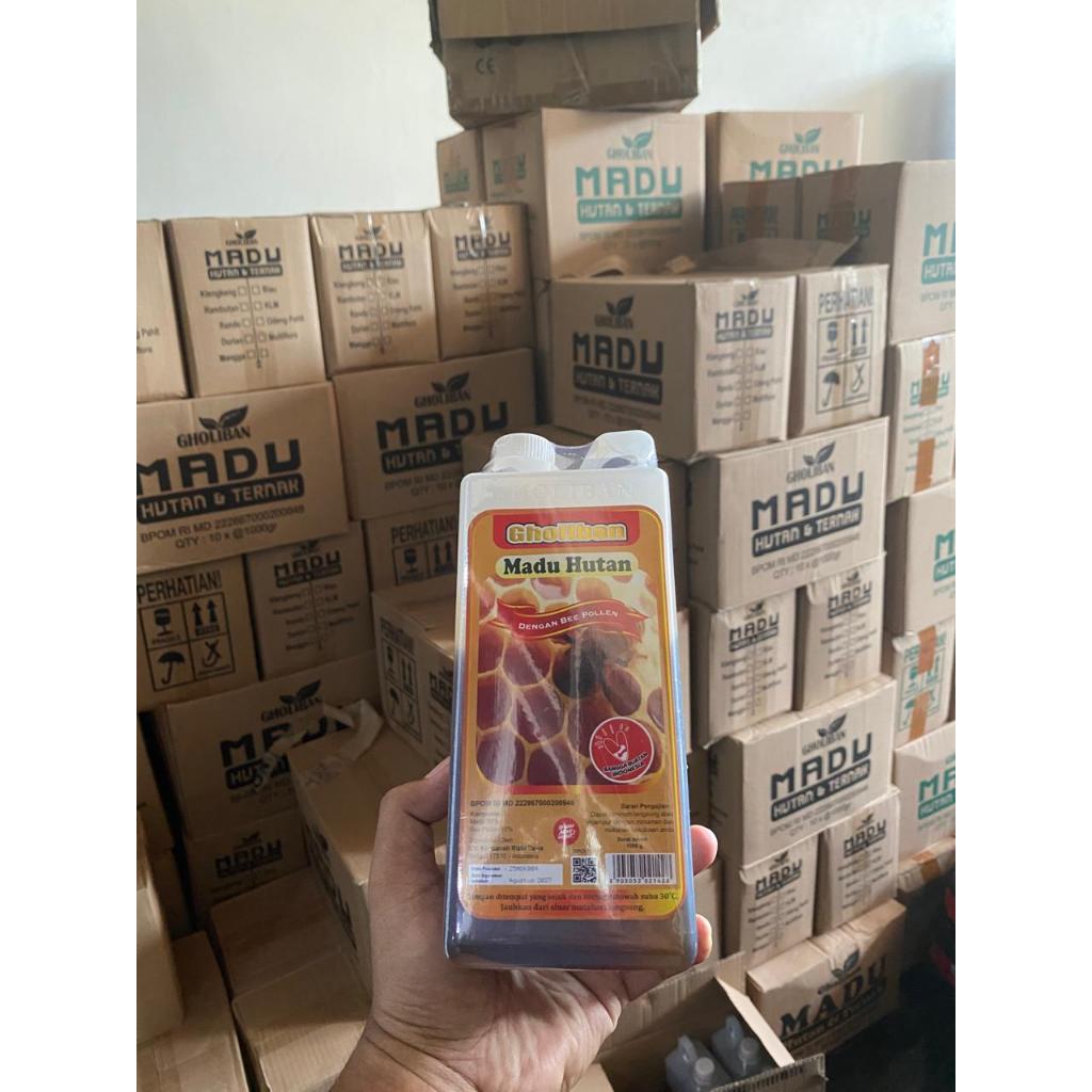 

PAKET 10 BOTOL MADU KLM KALIMANTAN GHOLIBAN 1 KG GHOLIBAN - Madu Hutan Kalimantan KLM 100% Asli 1kg BPOM