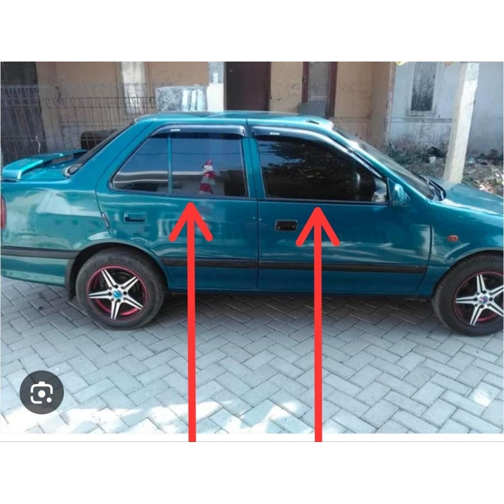karet pelipit kaca luar water strip kaca mobil Suzuki esteem