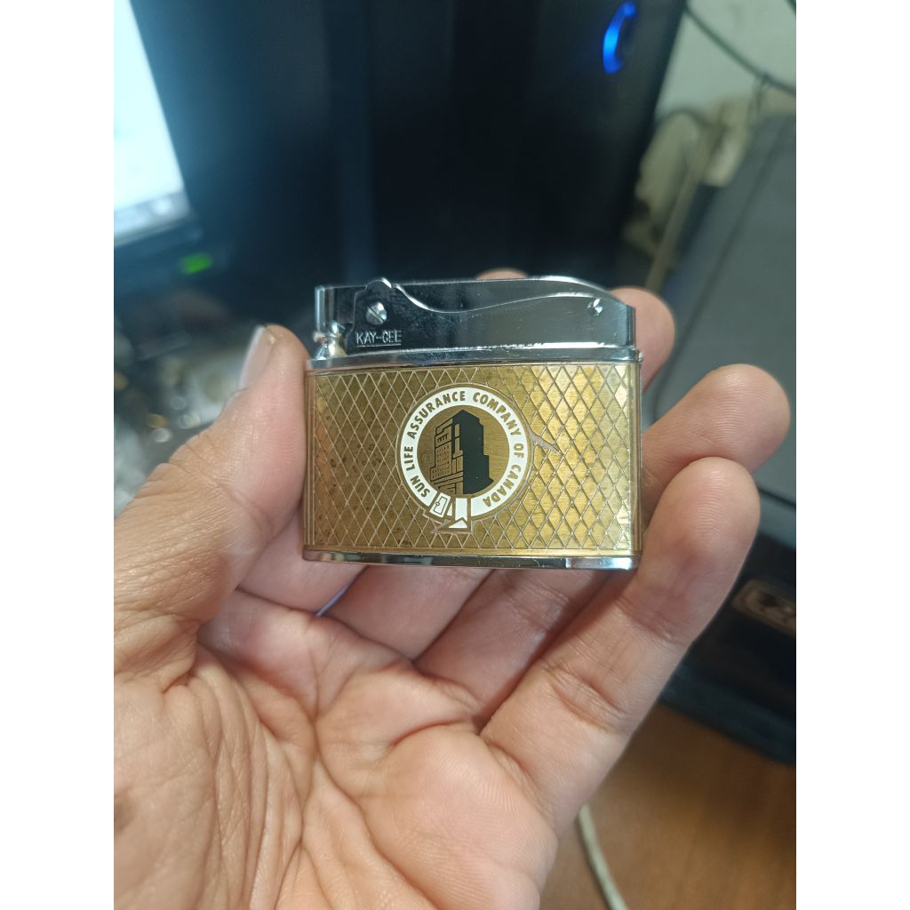 Kay Cee - Vintage Flat Advertising Lighter - Korek Vintage Jadul Antik