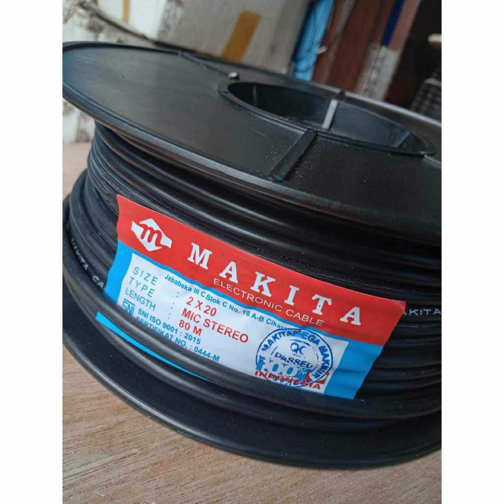 Kabel MIC stereo merek makita eceran per meternya