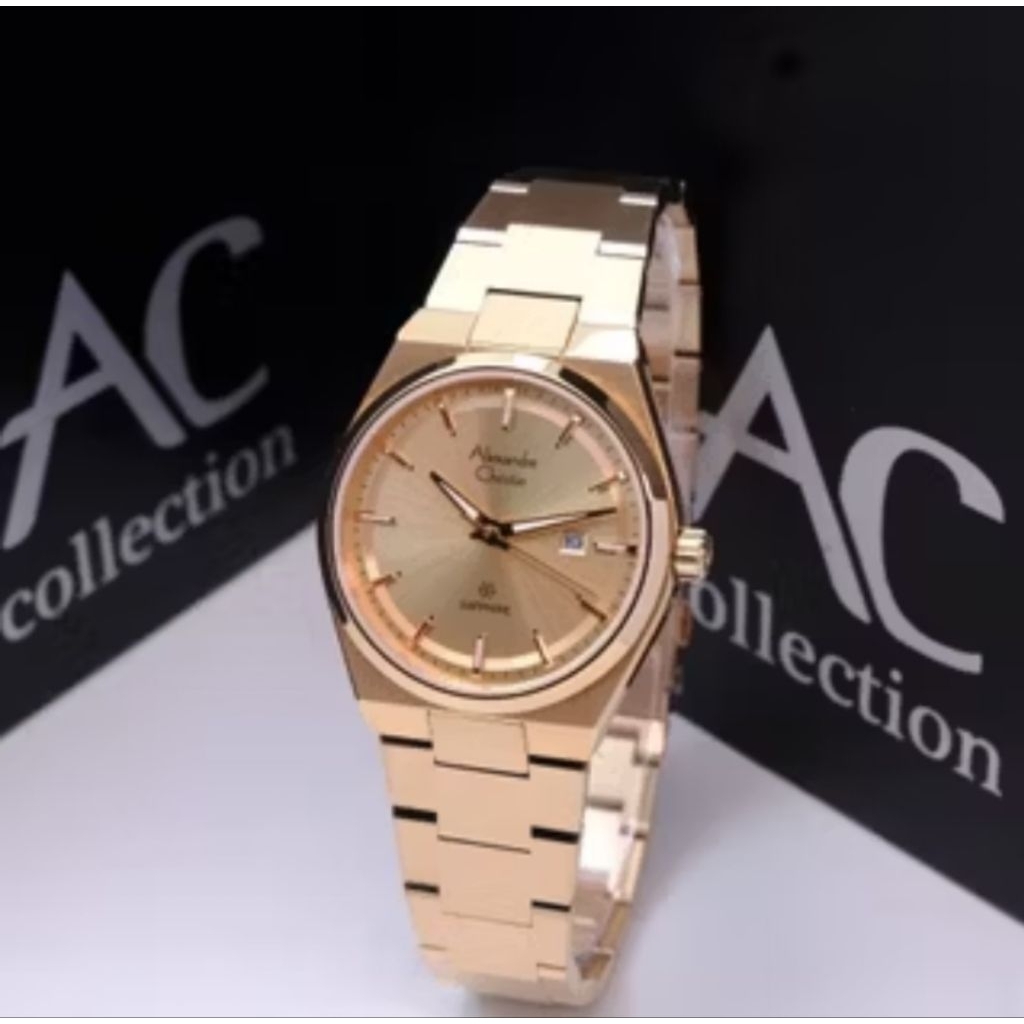 Jam tangan wanita Alexandre Christie AC 8697 ldb Saphire Original 100 %