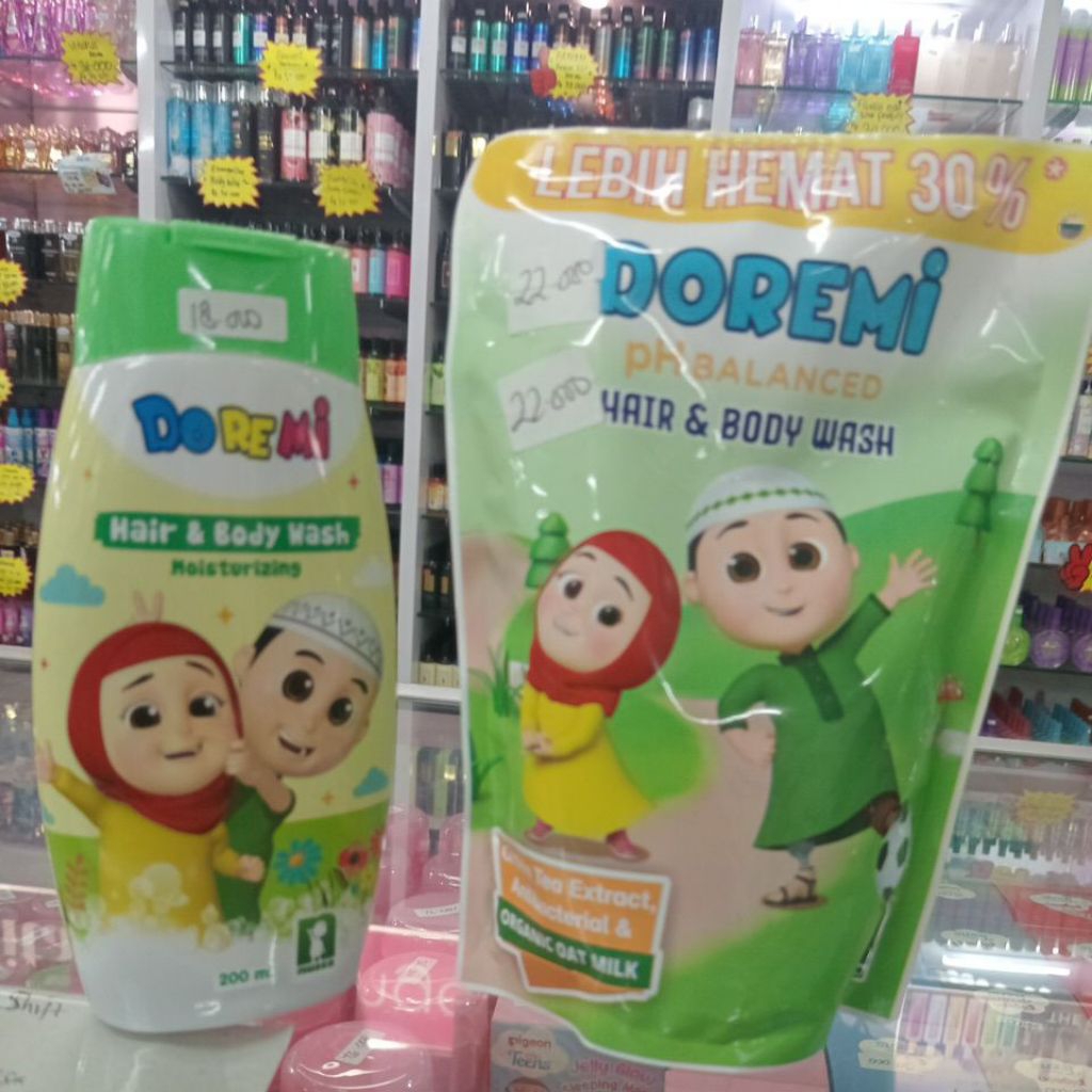 doremi hair&body wash nussa rara series