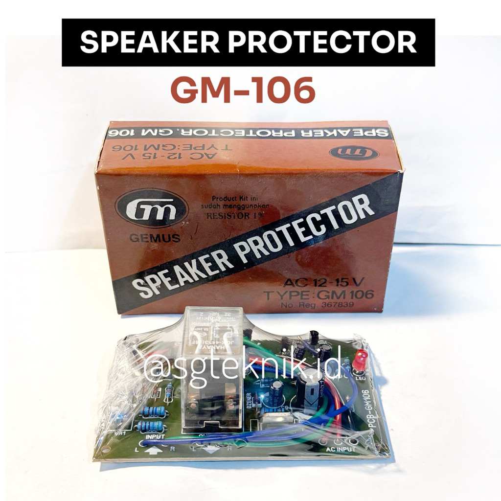 SPEAKER PROTECTOR GM-106 12-15V GEMUS