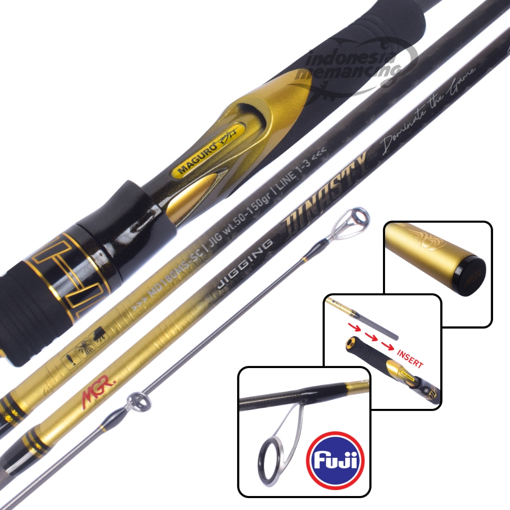 Joran MAGURO DINASTY | Ring Fuji | PE#1-3 PE#2-4 PE#3-5 | 180cm | Jigging ~ IM Store