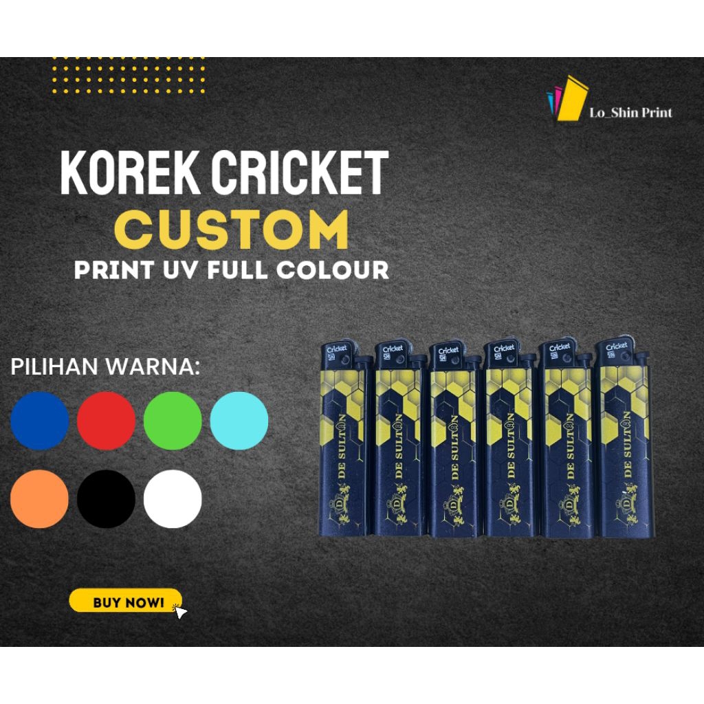 korek custom/ Korek Cricket custom/ korek cricket promosi/ korek cricket Custom logo/ korek cricket 