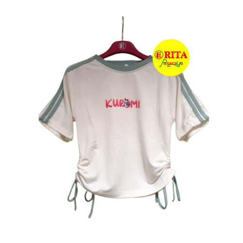 Crop top anak kuromi