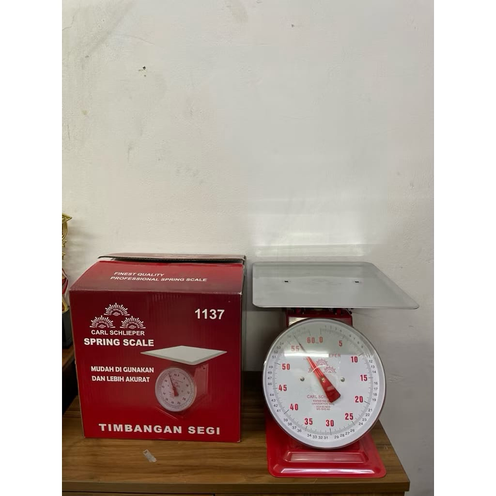 CARL SCHLIEPER Timbangan Analog Duduk Datar 30kg