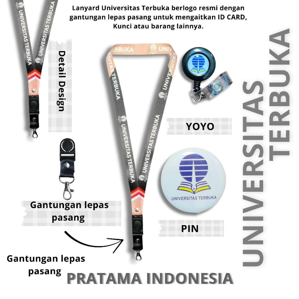 

Ready Stock!!! Tali/Lanyard UT Pink terbaru