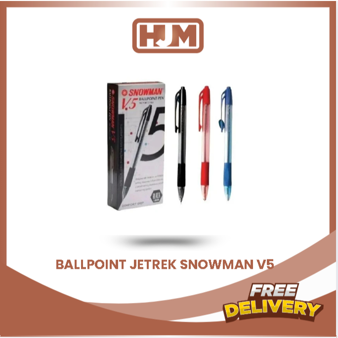 

Ballpoint Jetrek 0.7 Snowman V5 per pcs