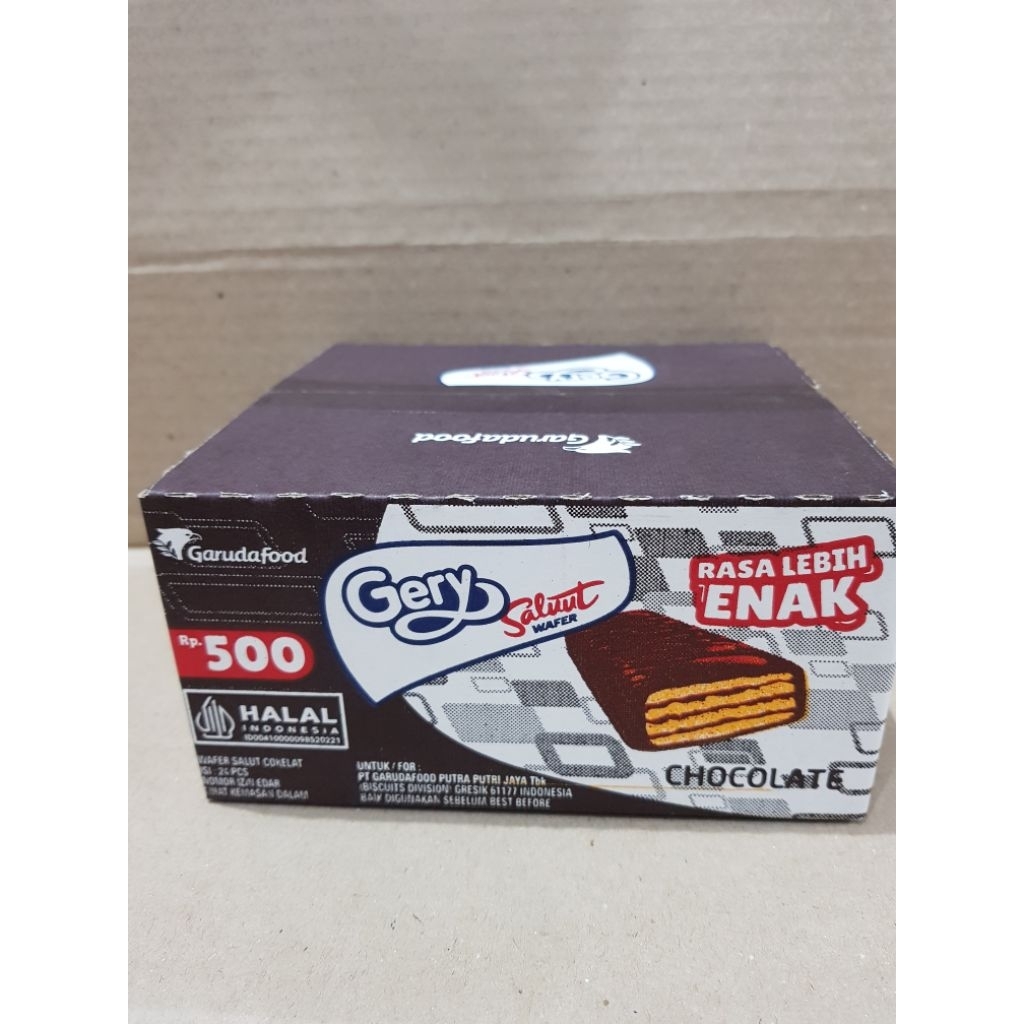 Gery Saluut Wafer Chocolate Gery wafer salut coklat