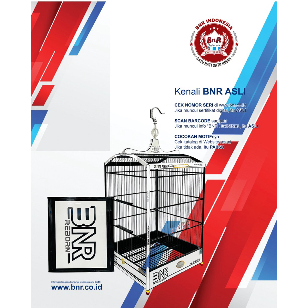 KOTAK NO.1 BNR RUJI FIBER “WHITE/BLACK REBORN”