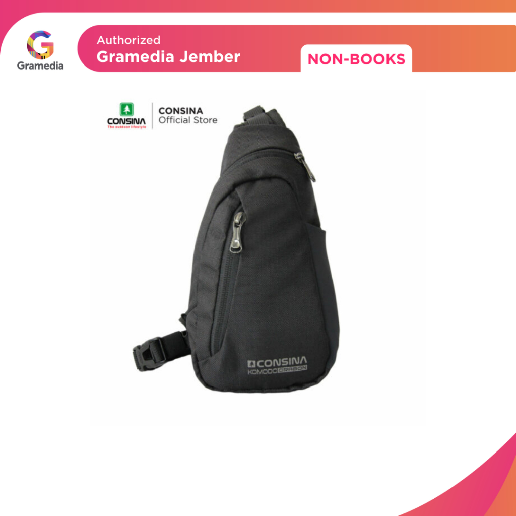 CONSINA KOMODO DRAGON TAS SELEMPANG PRIA - Gramedia Jember