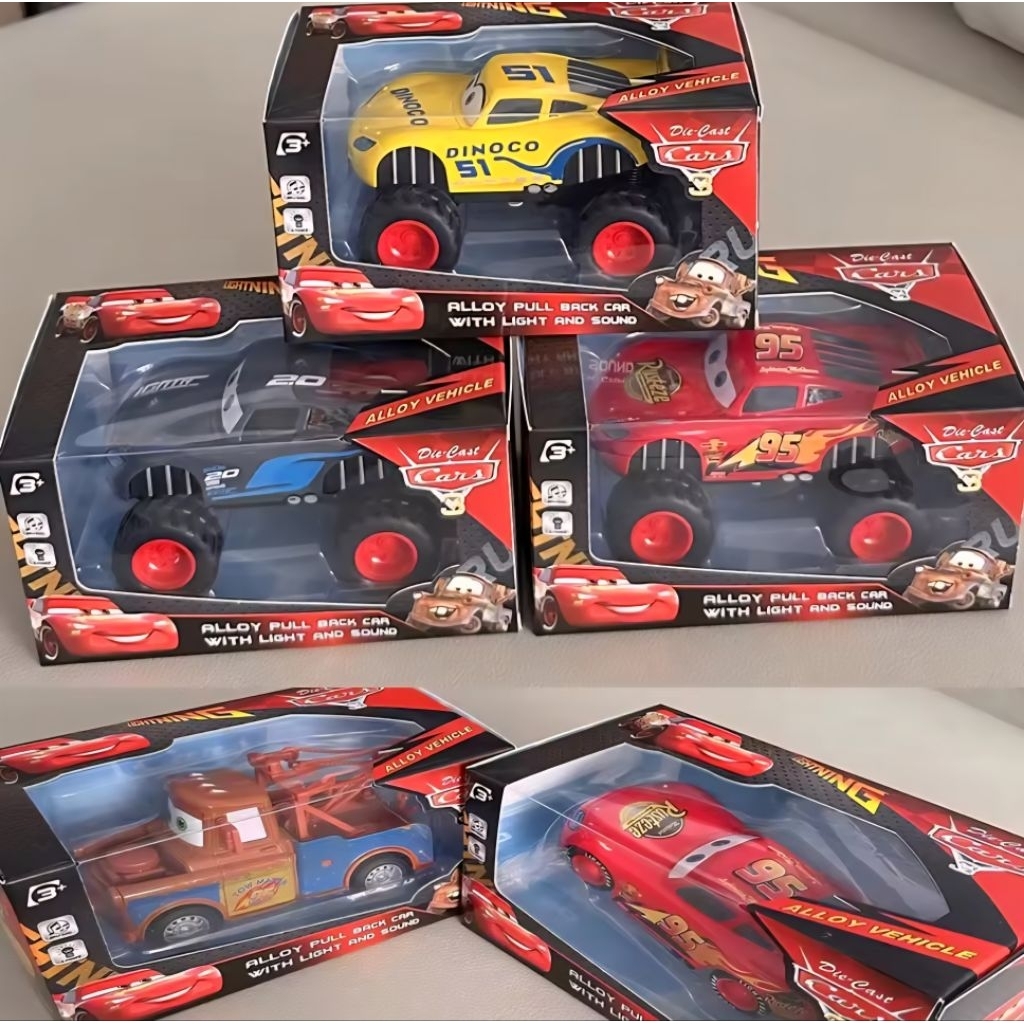 Diecast Cars Lightning McQueen Metal Mainan Anak Mobil Mobilan Metal