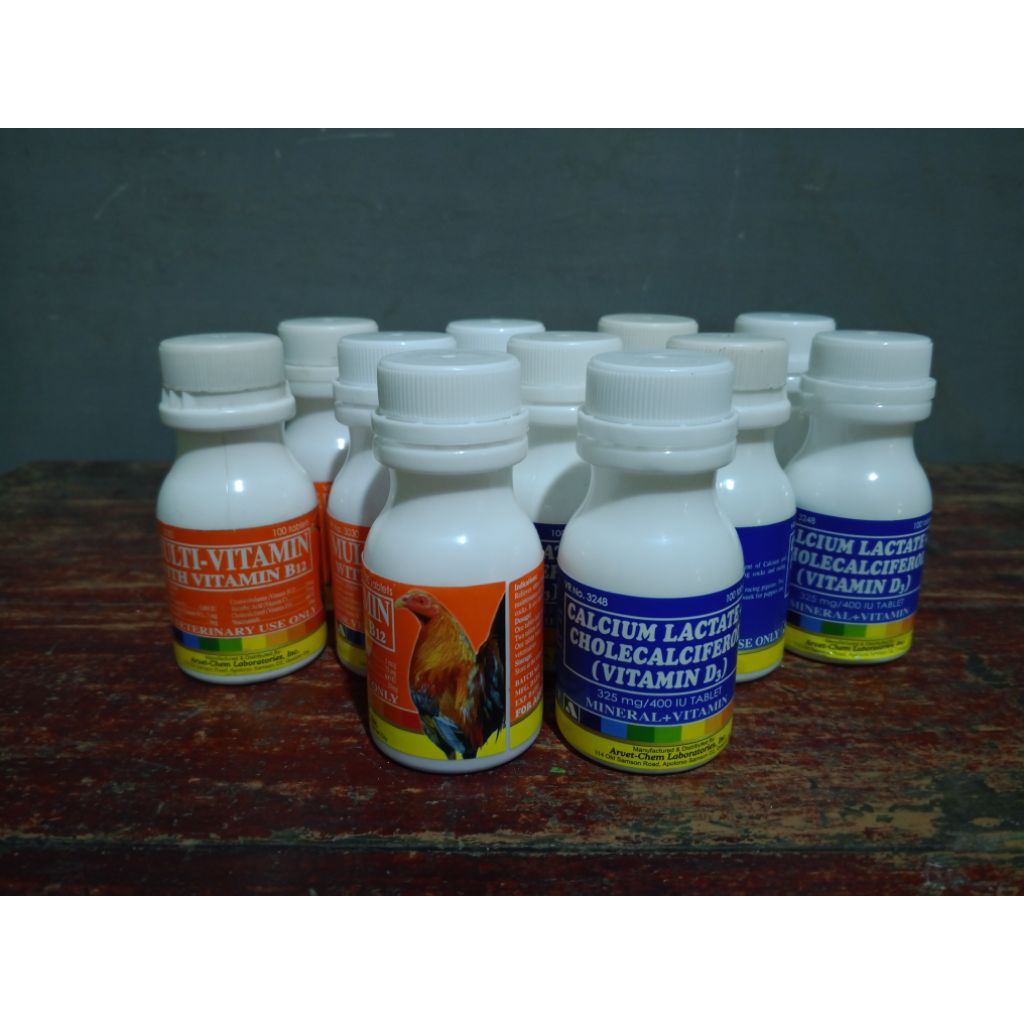 Multivitamin dan Calcium untuk ayam aduan