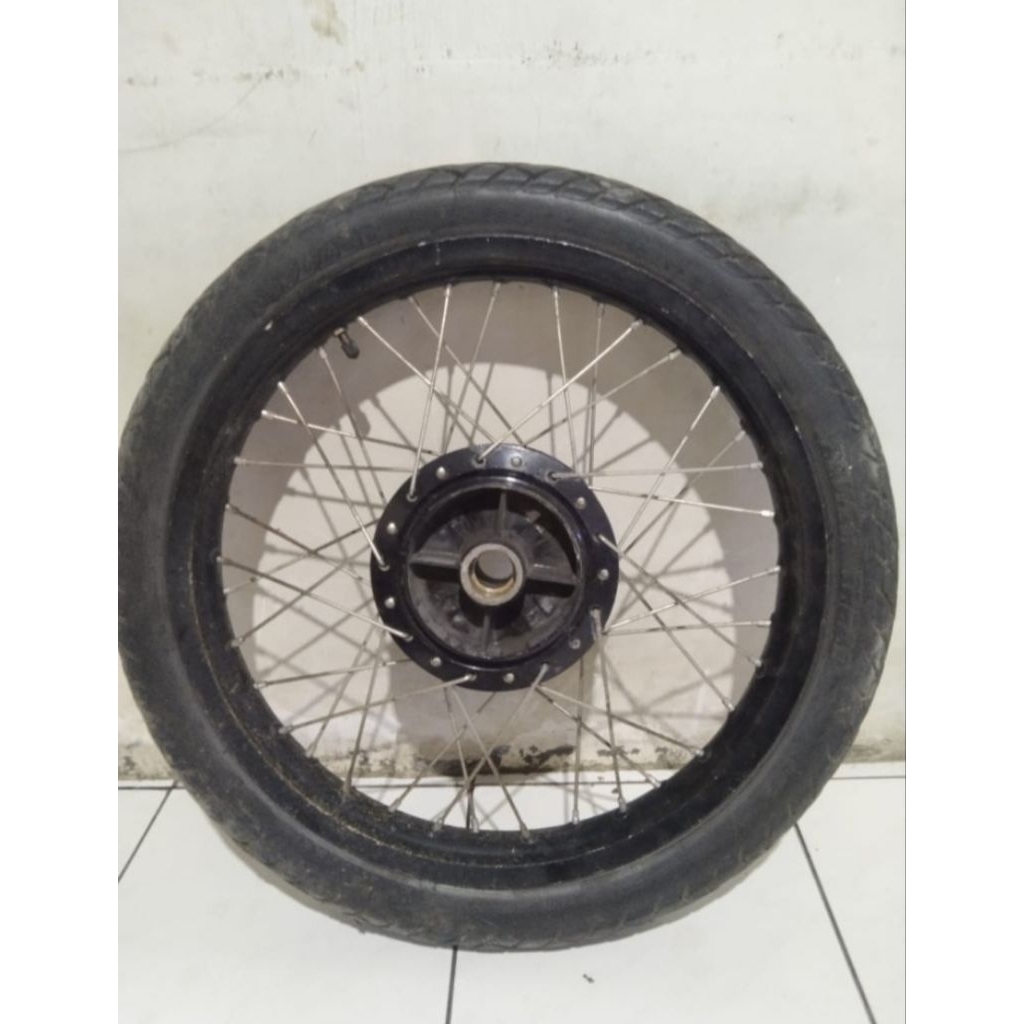1 SET BAN  DAN VELG DEPAN BELAKANG UNTUK MOTOR BYSON NORMAL